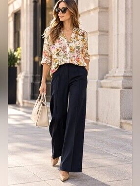 Designer ASPESI Wide Leg Trousers